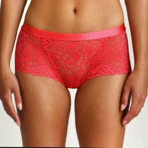 Marie Jo Elis Lace Boyshort Pink Size Large